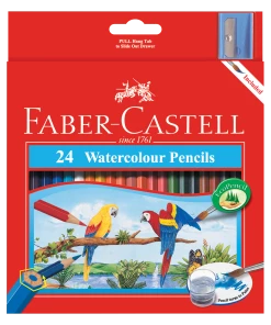 24 Faber-Castell Watercolour Pencils