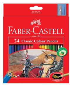 24 Faber-Castell Classic Colour Pencils