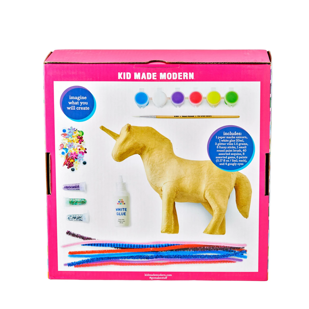 Kid Made Modern - Paint Your Own Paper Mache Unicorn 5 Kid Made Modern - Paint Your Own Paper Mache Unicorn - Image 3