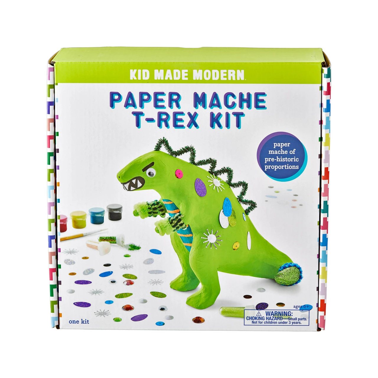 Kid Made Modern - Paint Your Own Paper Mache T-Rex - Image 2