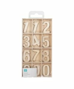 Craftsmart Wood Numbers 22 Pieces
