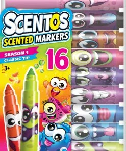 Scentos Scented Mini Markers 16 Pack