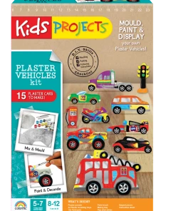 Kids Projects Plaster Vehicles Kit