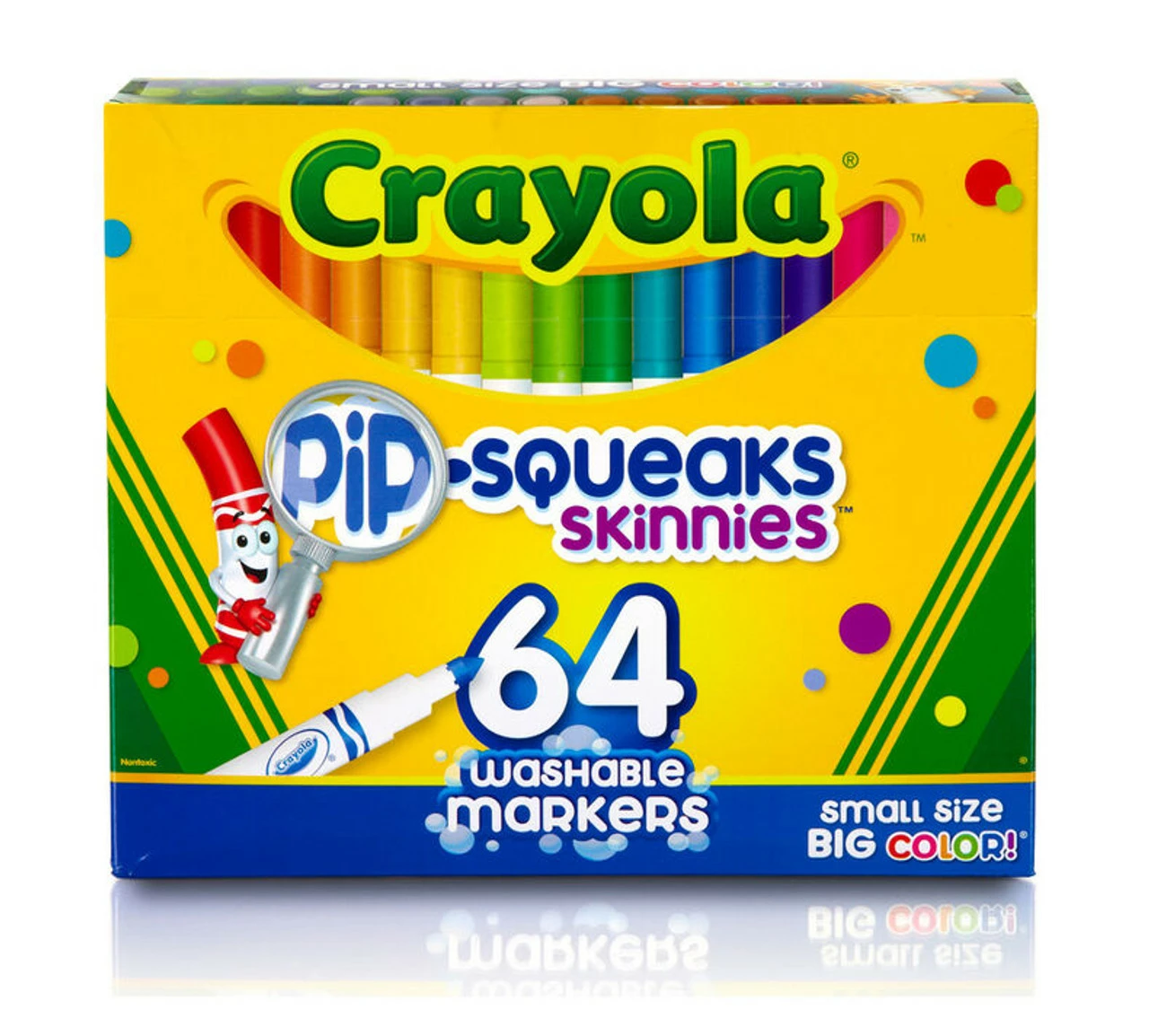 Crayola 64 Pip-Squeaks Skinnies Washable Markers 4 Crayola 64 Pip-Squeaks Skinnies Washable Markers - Image 2
