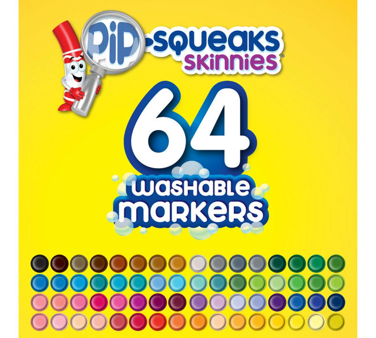 Crayola 64 Pip-Squeaks Skinnies Washable Markers 6 Crayola 64 Pip-Squeaks Skinnies Washable Markers - Image 4