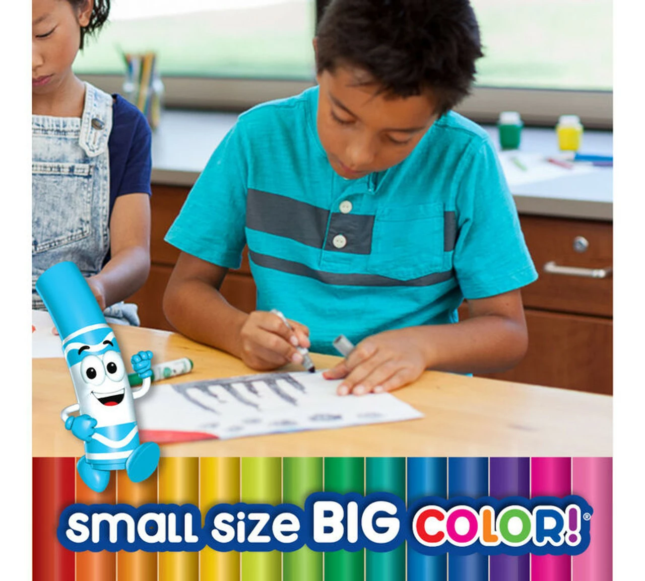 Crayola 64 Pip-Squeaks Skinnies Washable Markers 5 Crayola 64 Pip-Squeaks Skinnies Washable Markers - Image 3