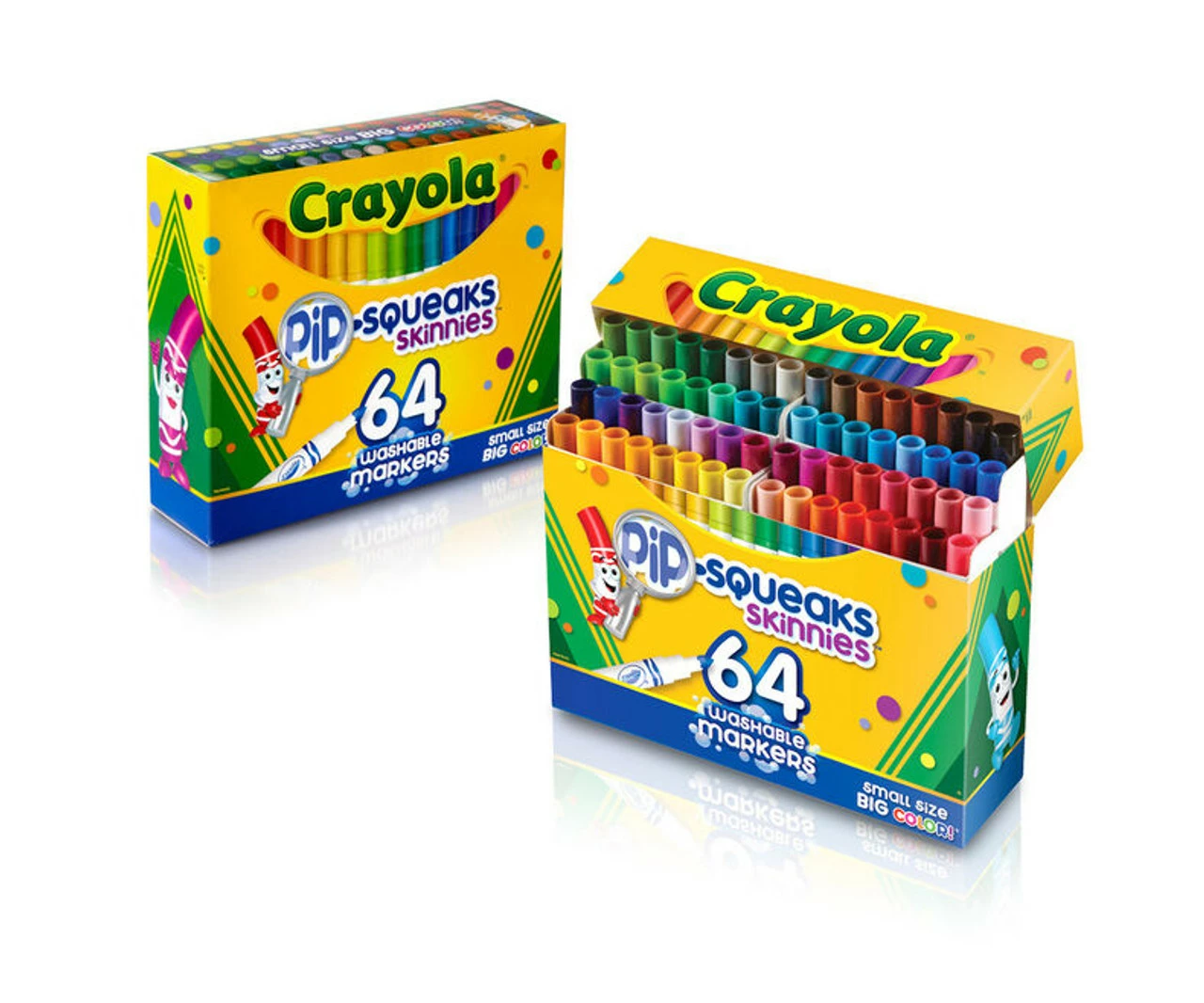 Crayola 64 Pip-Squeaks Skinnies Washable Markers 3 Crayola 64 Pip-Squeaks Skinnies Washable Markers