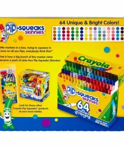 Crayola 64 Pip-Squeaks Skinnies Washable Markers 13 Crayola 64 Pip-Squeaks Skinnies Washable Markers -Play-Doh shop 22005639 6 26939.1661510462