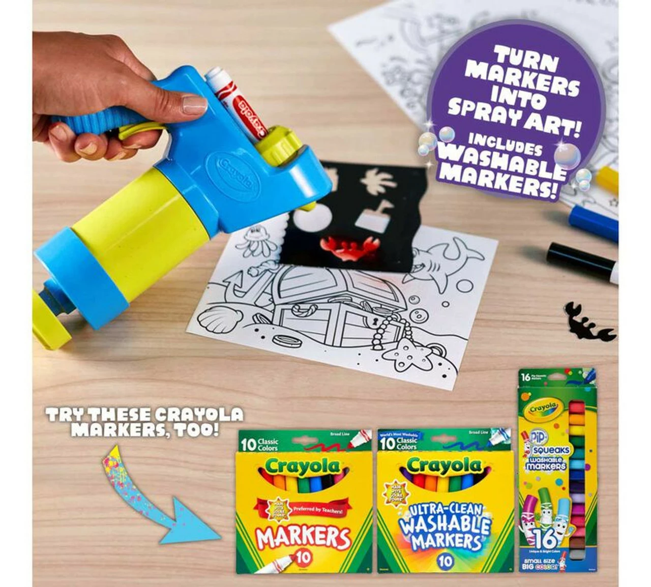 Crayola Mini Marker Sprayer - Image 3
