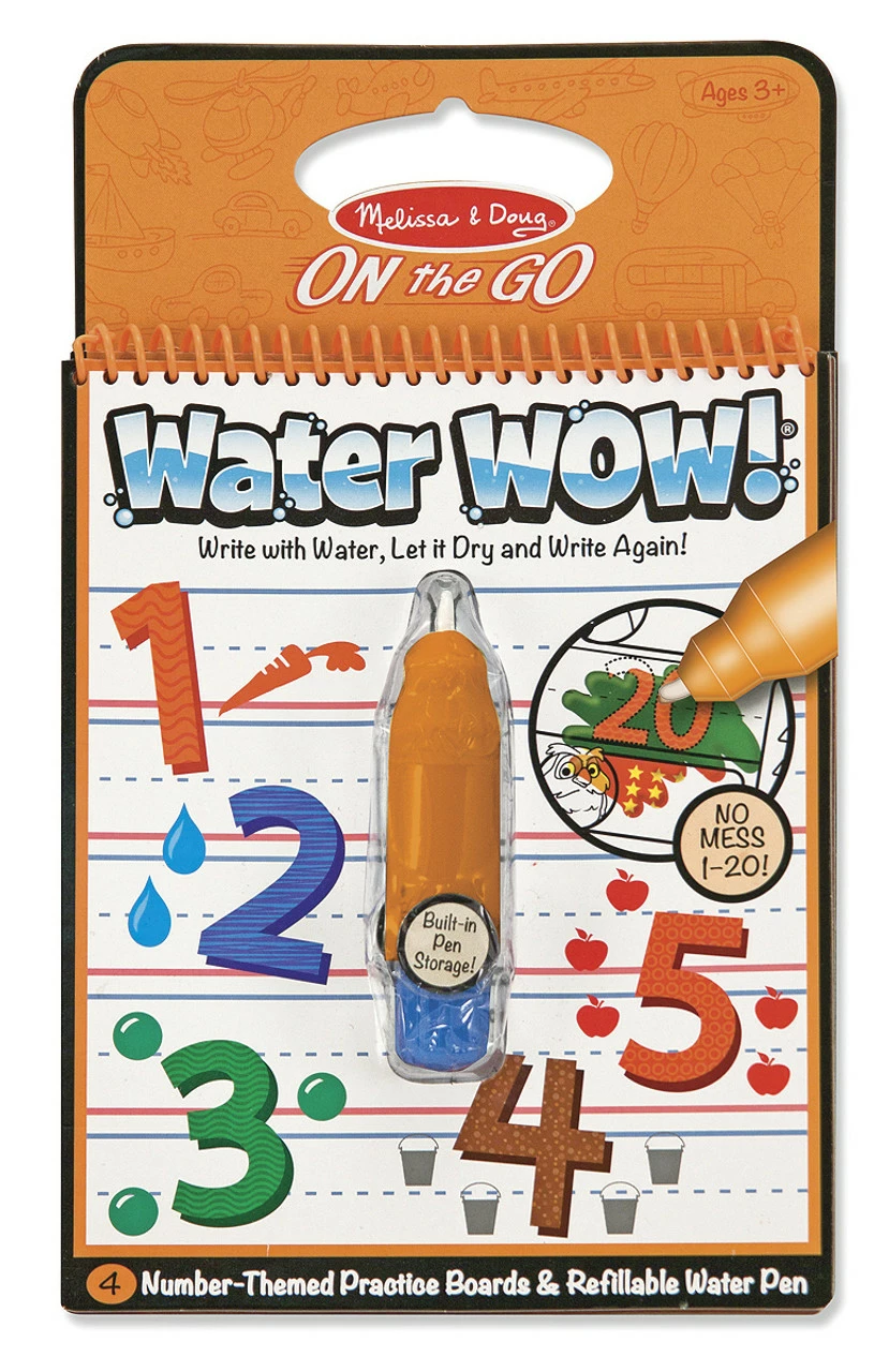 Melissa And Doug - On The Go - Water WOW! - Numbers | MND5399
