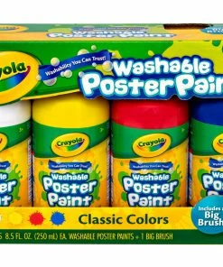 Crayola Washable Poster Paint-A-Pack Classic Colors