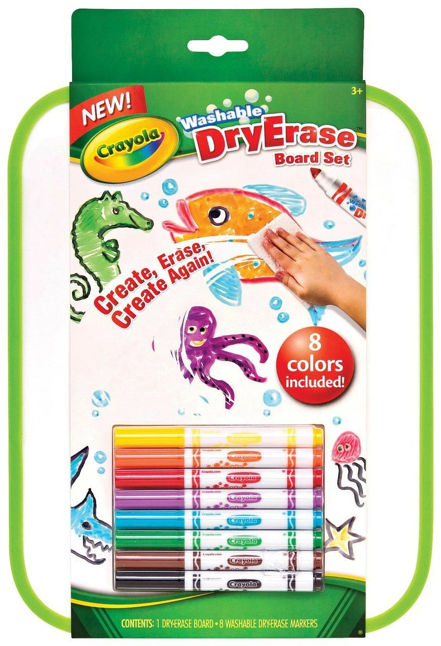 Crayola Dry Erase Board With 8