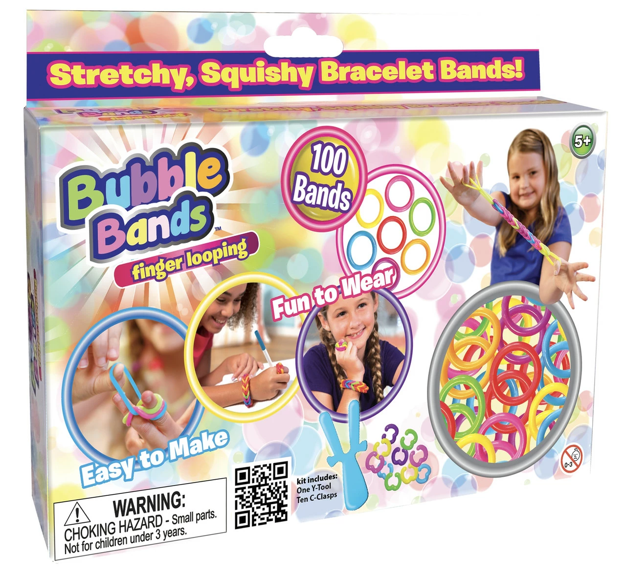 Bubble Bands 100 Piece Set