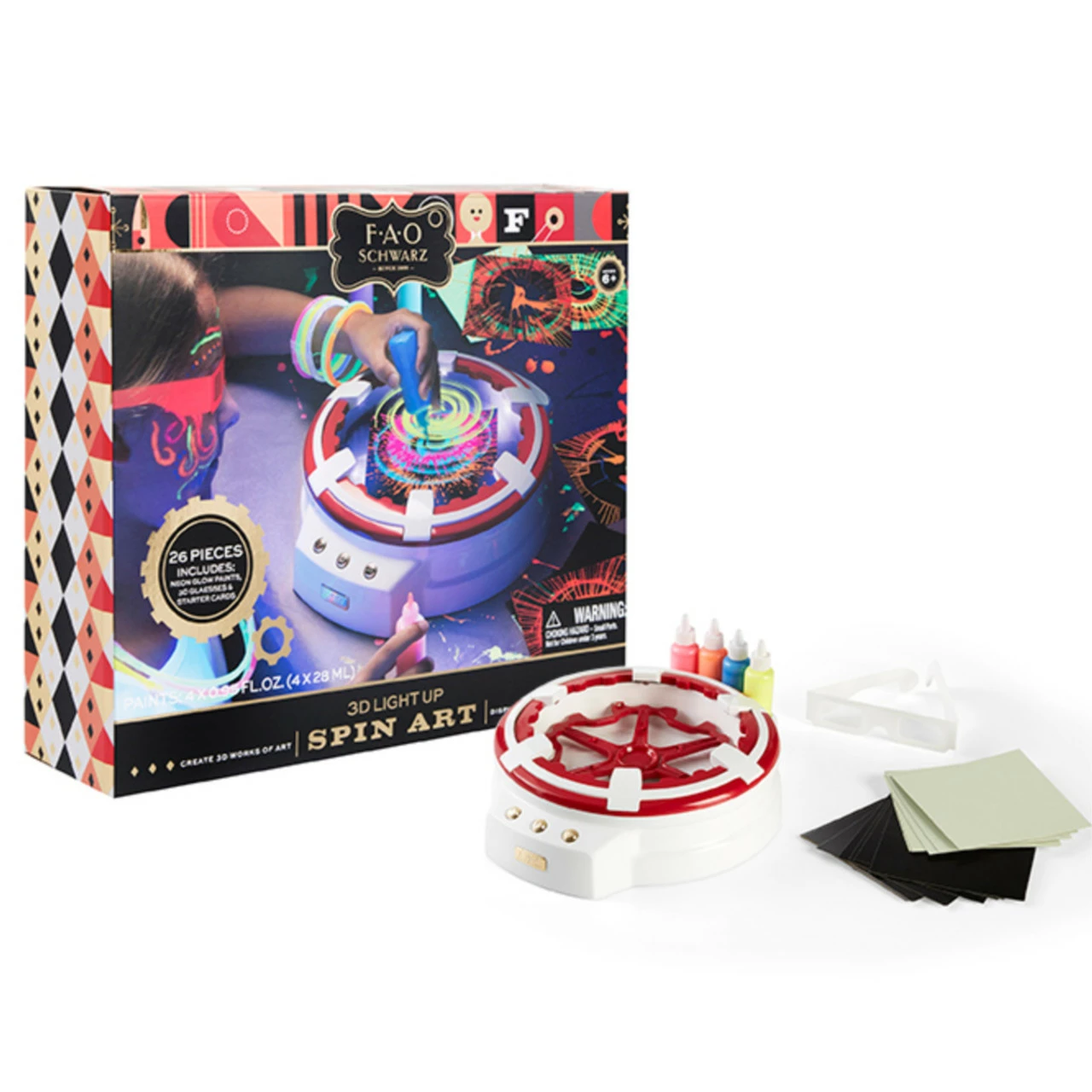 3D Spin Art With LED Lights - Image 4