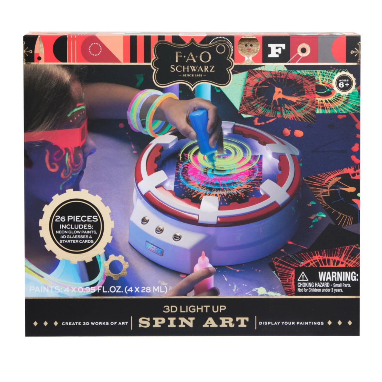 3D Spin Art With LED Lights - Image 5