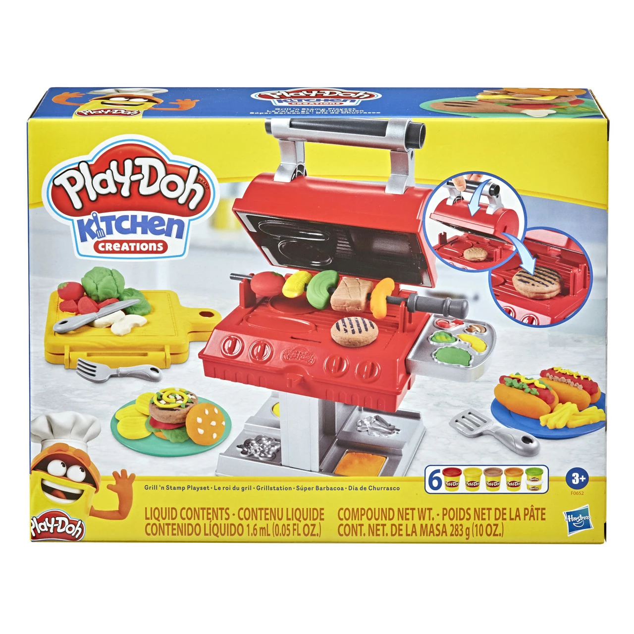 Play-Doh Kitchen Creations Grill 'n Stamp Playset 11 Play-Doh Kitchen Creations Grill 'n Stamp Playset - Image 9