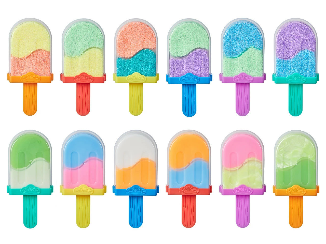 Play-Doh Foam And Play-Doh Slime Super Stretch Pops - Assorted