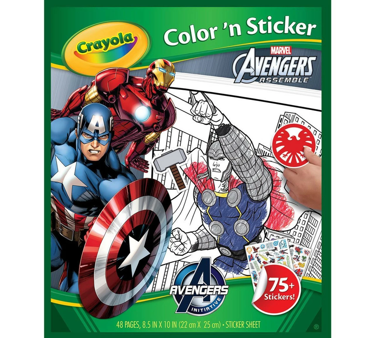 Crayola Color & Sticker Book: Avengers